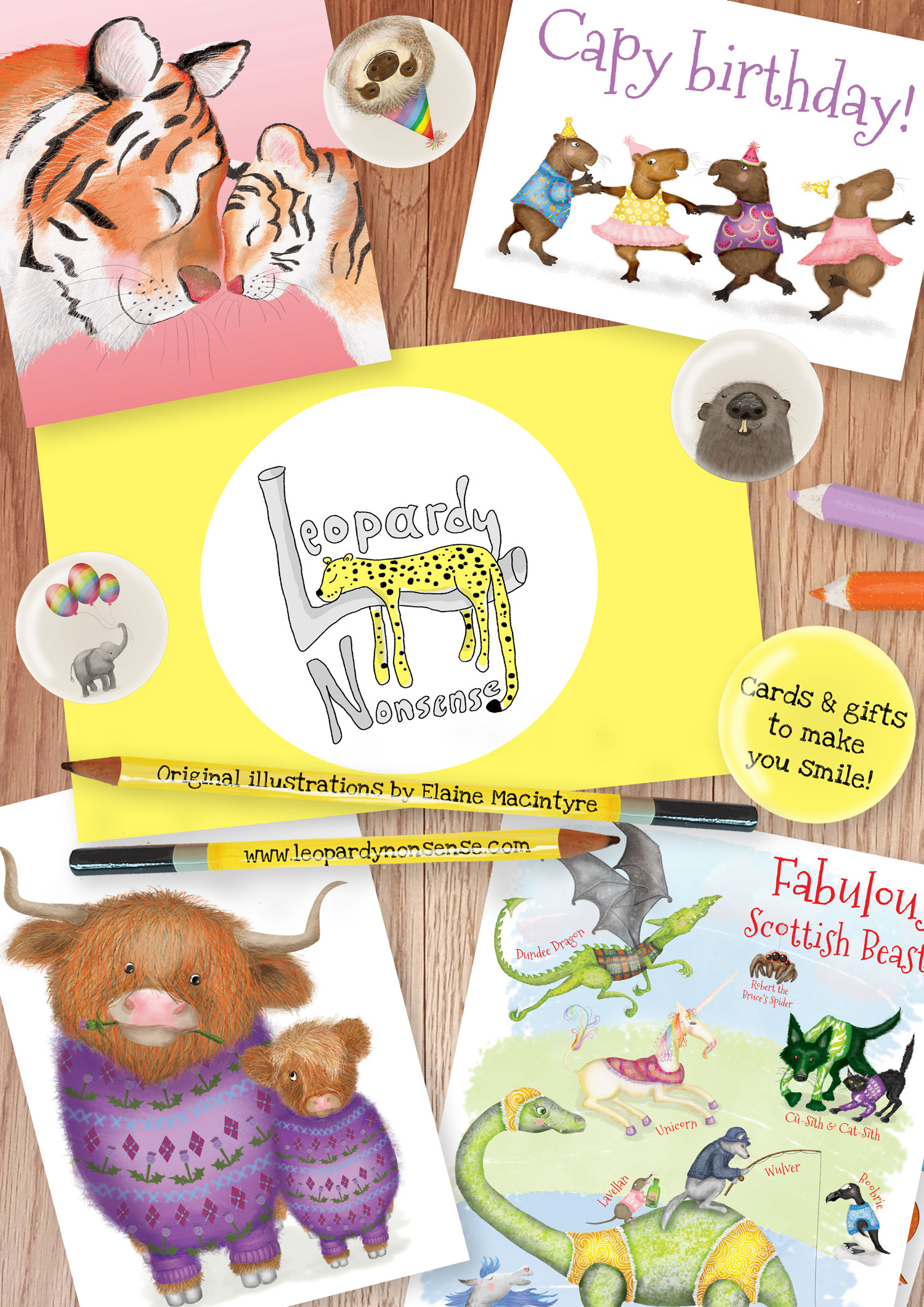 Front cover of the LeopardyNonsense 2026 catalogue